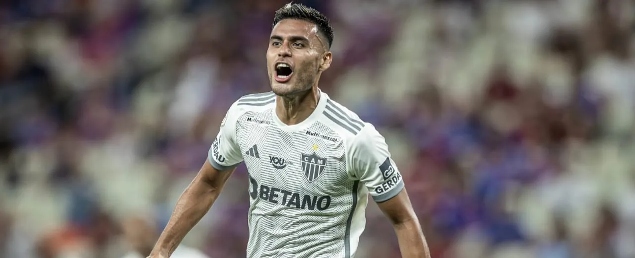 Fausto Vera em ação pelo Atlético-MG (Foto: Pedro Souza-CAM)