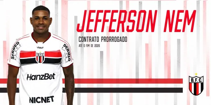 Botafogo-SP renova com atacante e mira lateral do América-MG