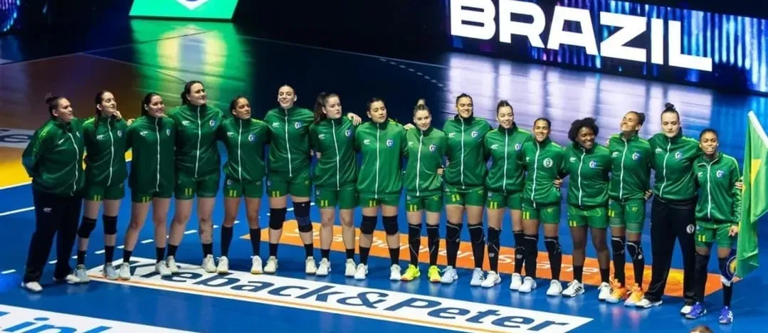 Jogadoras da seleção brasileira (Foto: Bruno Ruas-Confederação Brasileira de Handebol)