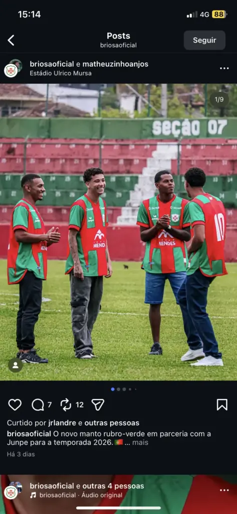 Portuguesa Santista inicia pré-temporada com retornos importantes