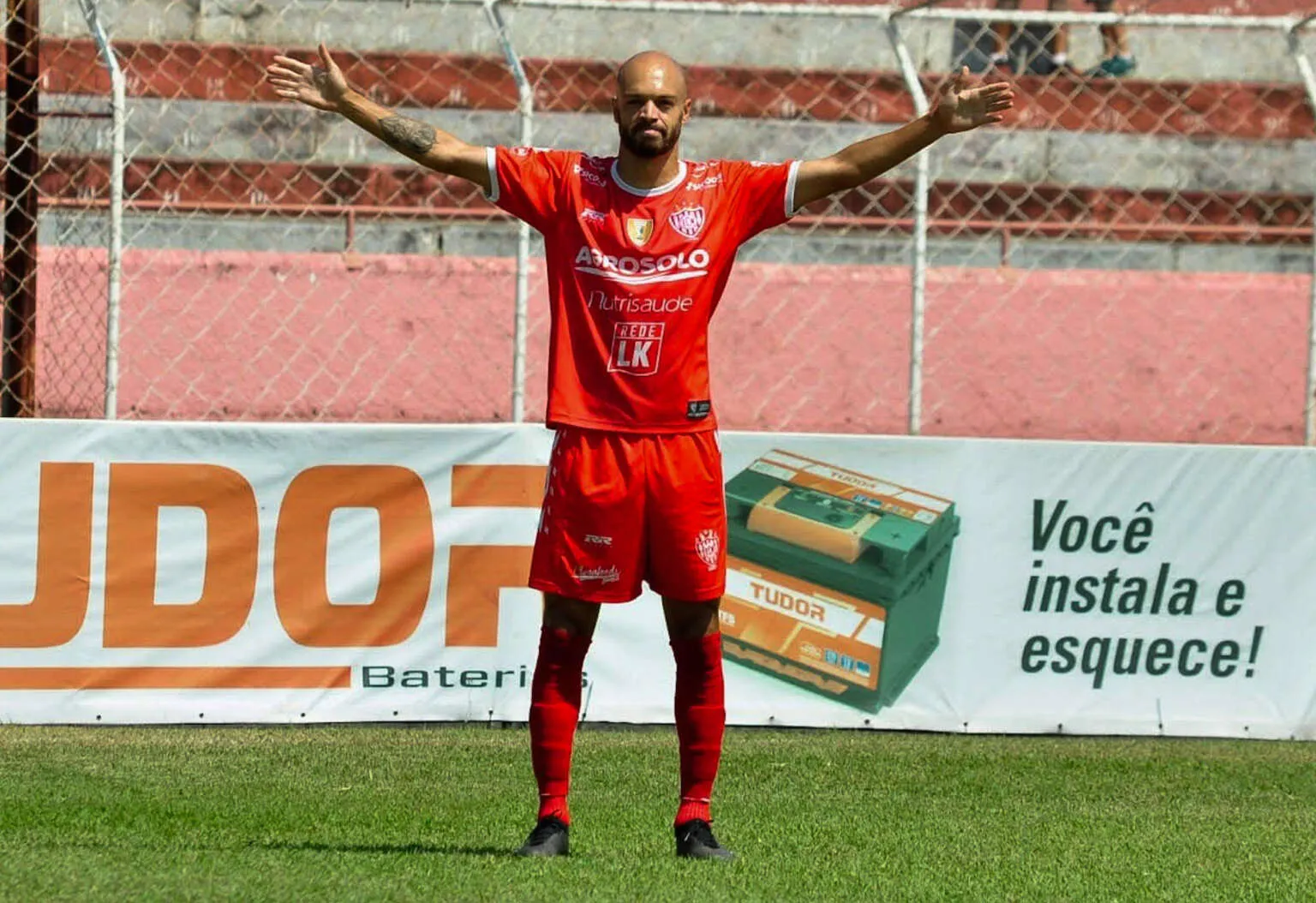 Centroavante Carlão - Foto: Bruno Freitas / EC Noroeste