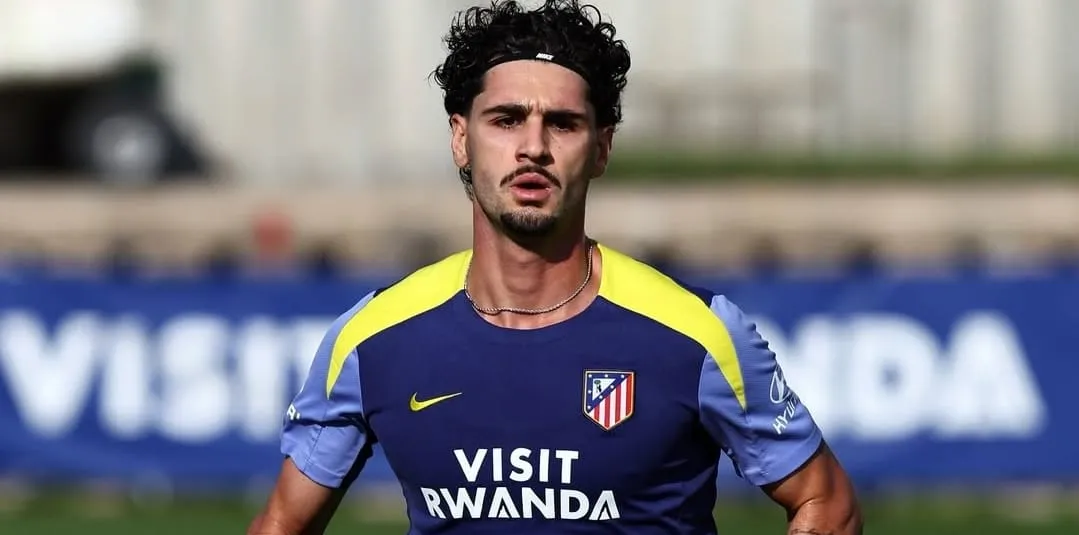 Johnny Cardoso durante treino (Foto: Divulgação-Atlético de Madrid)