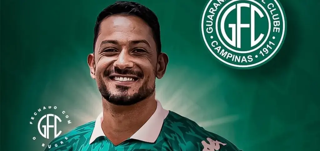 Guarani oficializa a contratação do experiente atacante Lucca