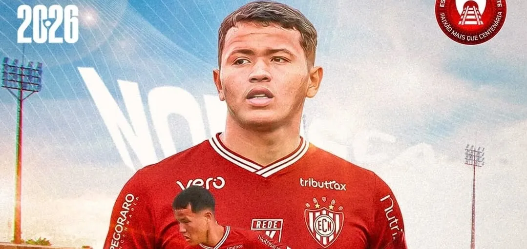 Lucas Belém é oficializado como reforço (Foto: Divulgação-Noroeste)