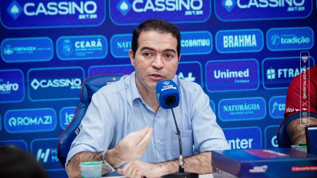 Marcelo Paz expõe crise no Fortaleza e revela empréstimo ao clube 2 Marcelo Paz expõe crise no Fortaleza e revela empréstimo ao clube (Foto: Leonardo Moreira/FEC)