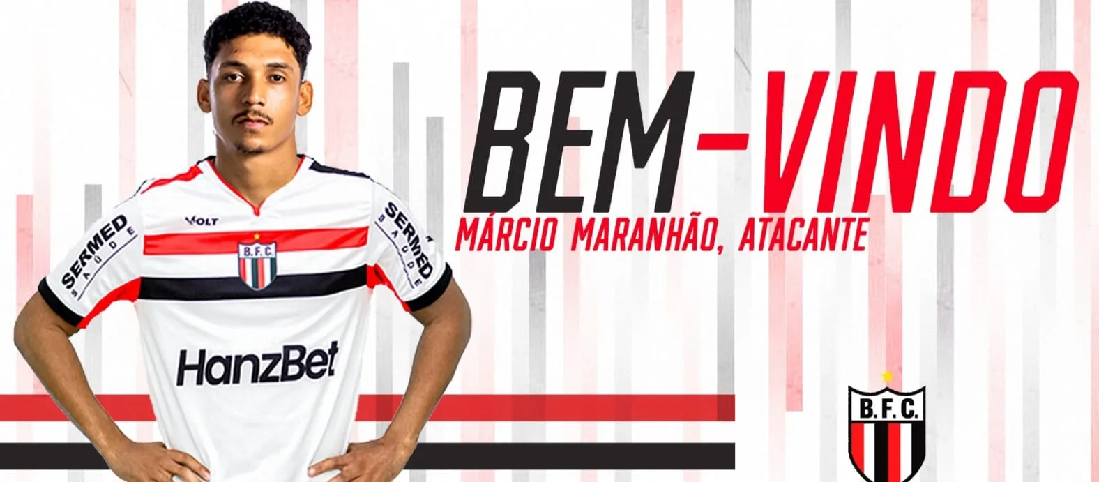 Márcio Maranhão é oficializado pelo Pantera (Foto: Divulgação/Botafogo-SP)