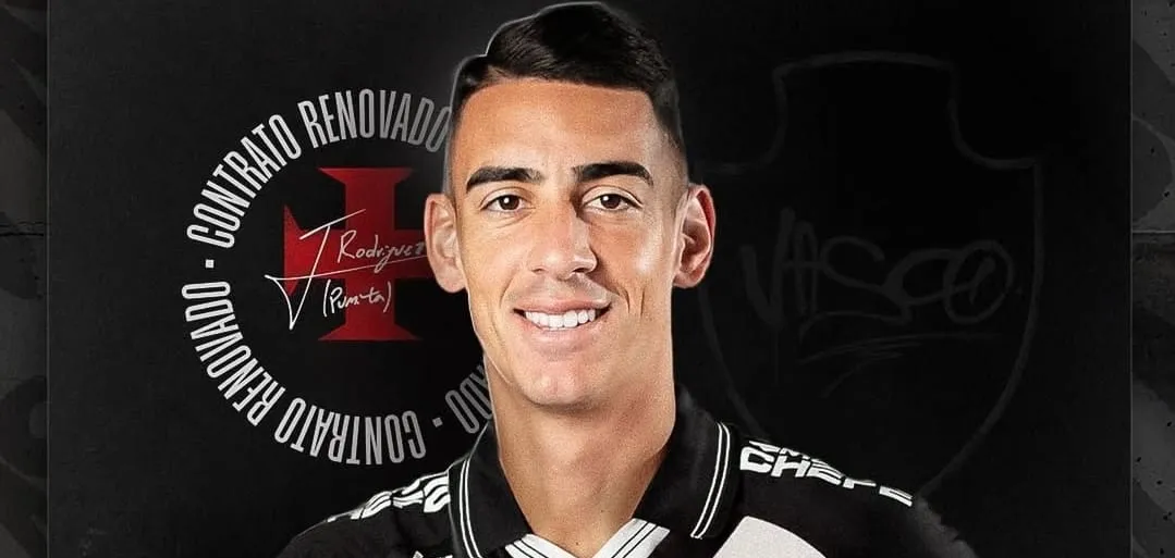 Puma Rodríguez renova com o Vasco até 2027 (Foto: Divulgação-CRVG)