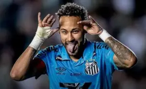 Neymar fala após hat-trick pelo Santos no Sul. Veja!