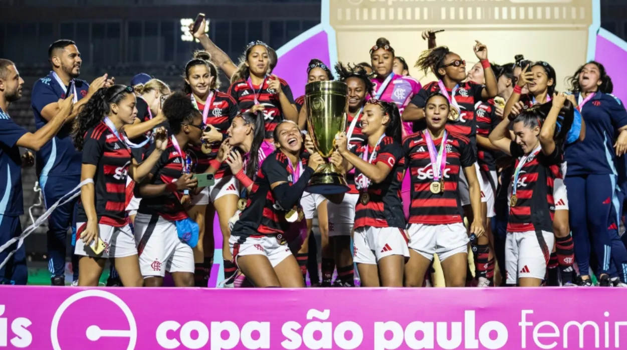 Flamengo campeão da Copinha Feminina.