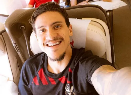 Pedro viajou junto com o Flamengo para o Intercontinental