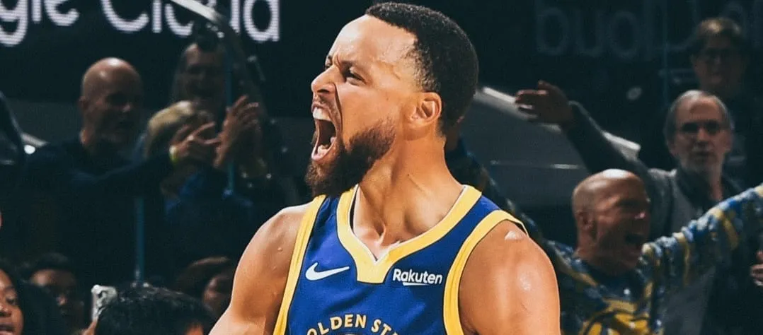 Stephen Curry em ação na NBA (Divulgação-GSW)