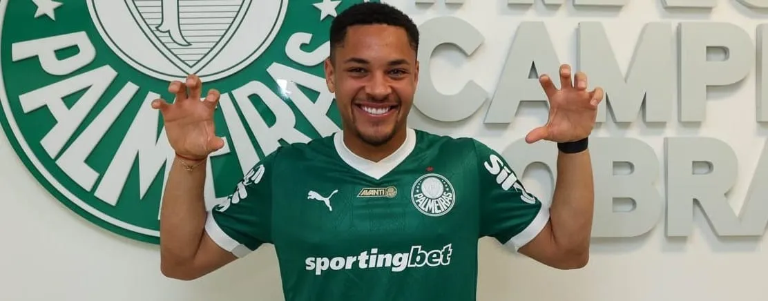 Vitor Roque foi um dos destaques do Brasileirão (Foto: Cesar Greco-Palmeiras)