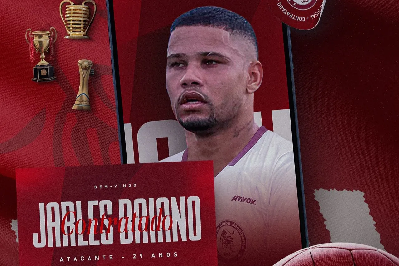 Jacuipense contrata atacante formado no Flamengo
