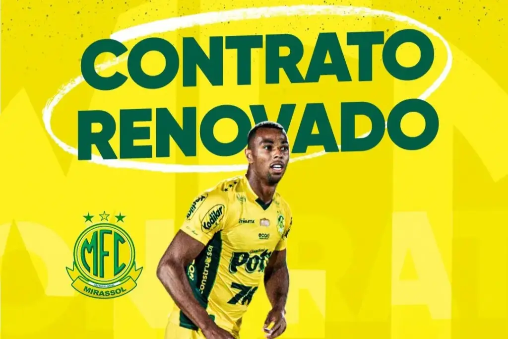 Mirassol renova contrato do zagueiro Luiz Otávio (Foto: Divulgação)