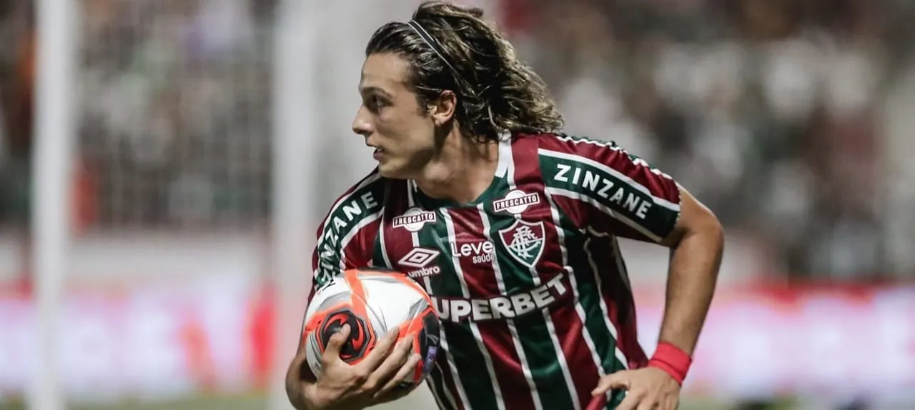 Canobbio em ação pelo Fluminense (Foto: Lucas Merçon-FFC)