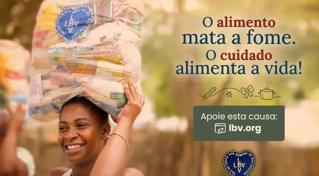 Solidariedade: Campanha Natal Permanente da LBV inicia entrega das cestas de alimentos em várias cidades brasileiras