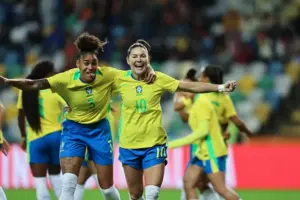 Seleção feminina atropela Portugal no último amistoso de 2025