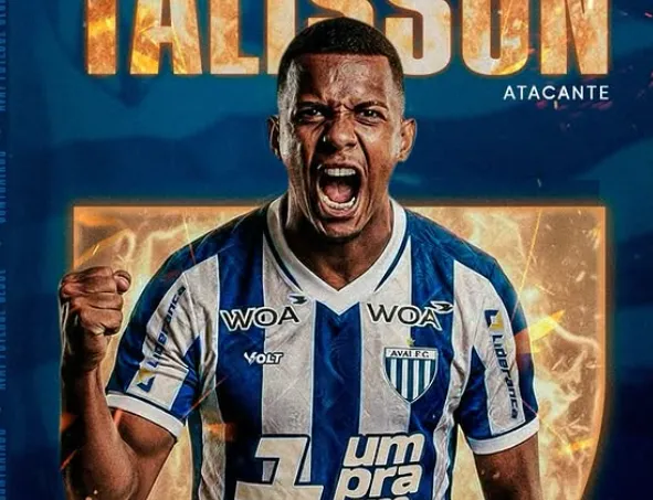 Catarinense: Avaí oficializa contratação de Talisson para o ataque