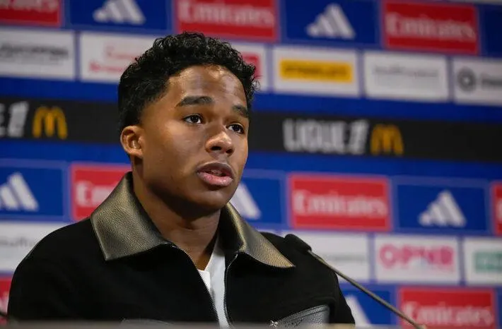 Apresentação de Endrick - Foto: Reprodução/Lyon