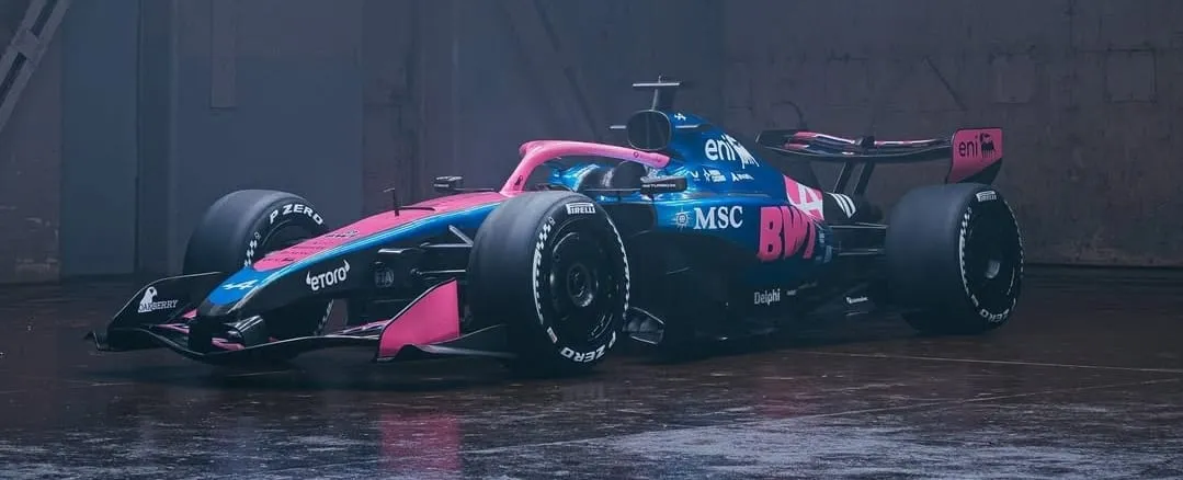 Novo carro da Alpine (Foto: Divulgação-F1)