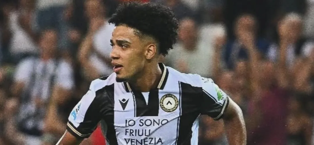 Brenner em ação (Foto: Divulgação-Udinese)