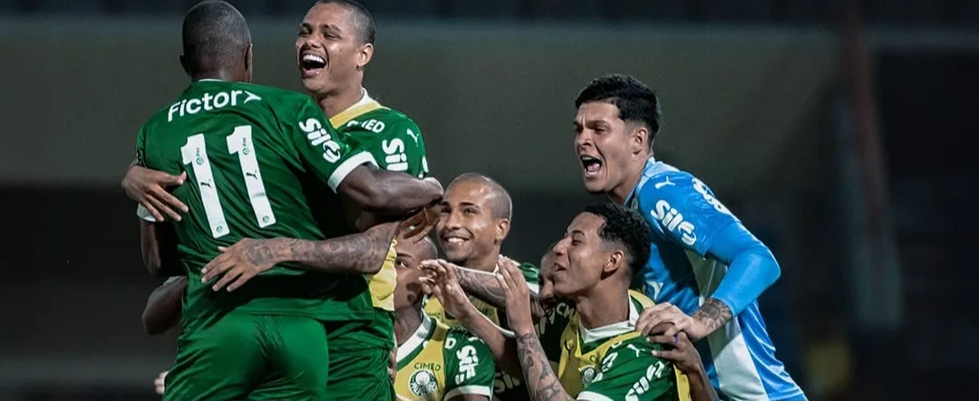 Jogadores do Palmeiras na Copinha (Foto: Divulgação-Palmeiras)