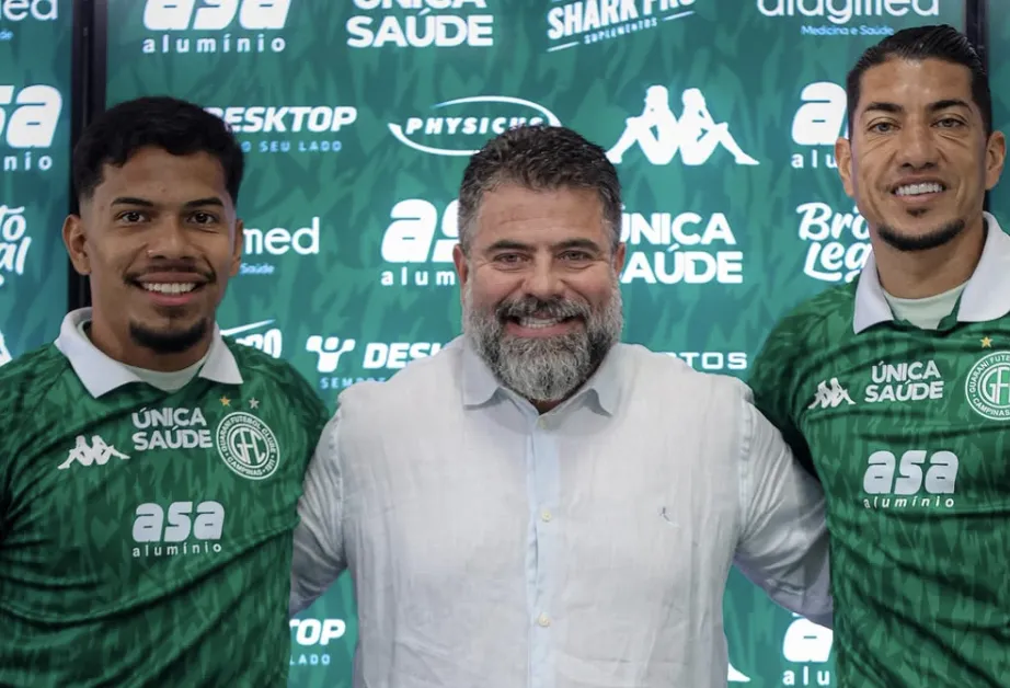 Guarani regulariza reforços e estreia com elenco completo no Paulistão