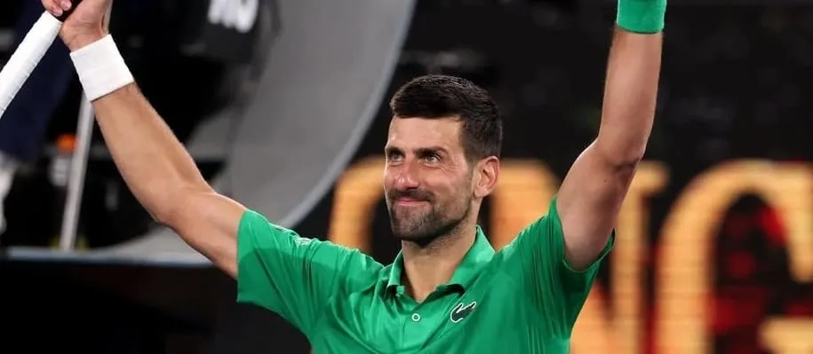 Djokovic celebra vitória no Australian Open (Foto: Reprodução-Instagram @djokernole)