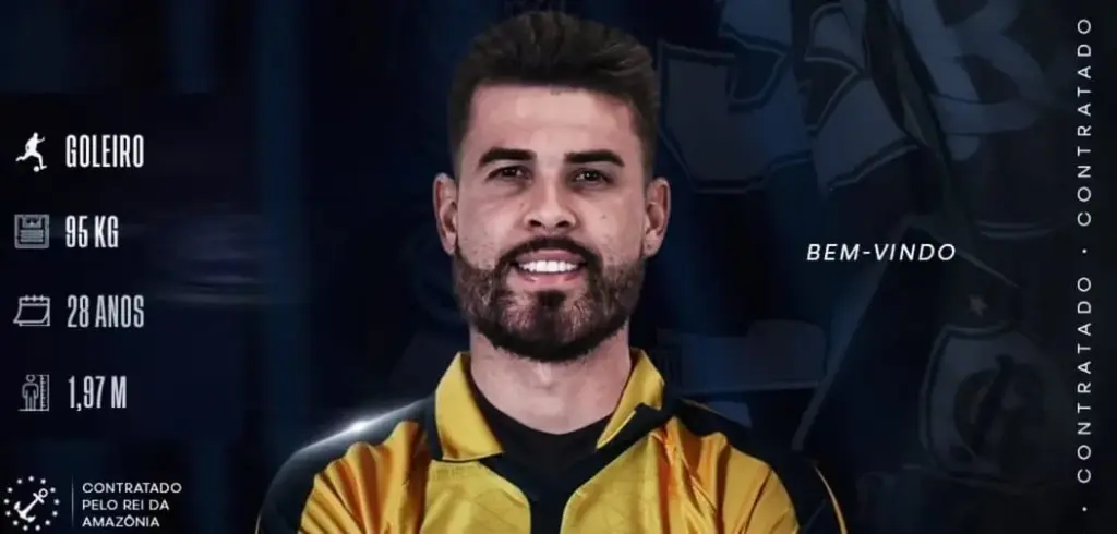 Remo oficializa a contratação de goleiro ex-Ponte Preta