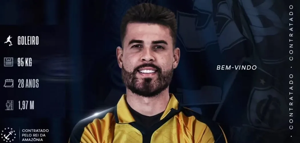 Ivan é oficializado como reforço do Remo (Foto: Divulgação-Remo)