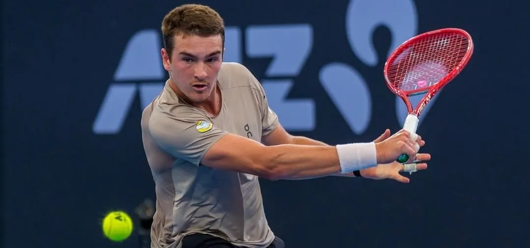 João Fonseca em ação (Foto: Divulgação-ATP Brisbane)
