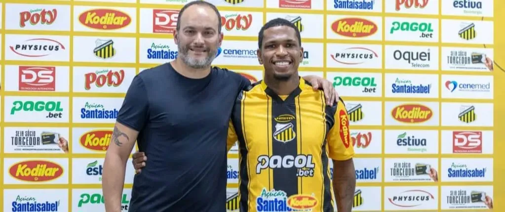 Juninho é apresentado como reforço (Foto: Juan Rodrigues-Novorizontino)