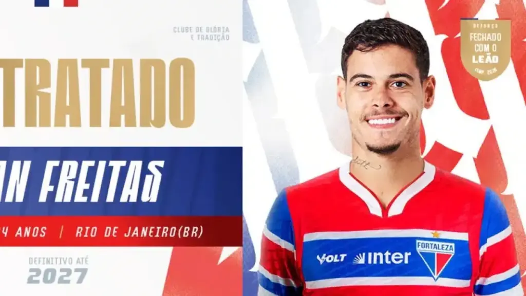 Fortaleza oficializa Ryan e Luan Freitas como novos reforços para a temporada (Foto: Divulgação/FEC)