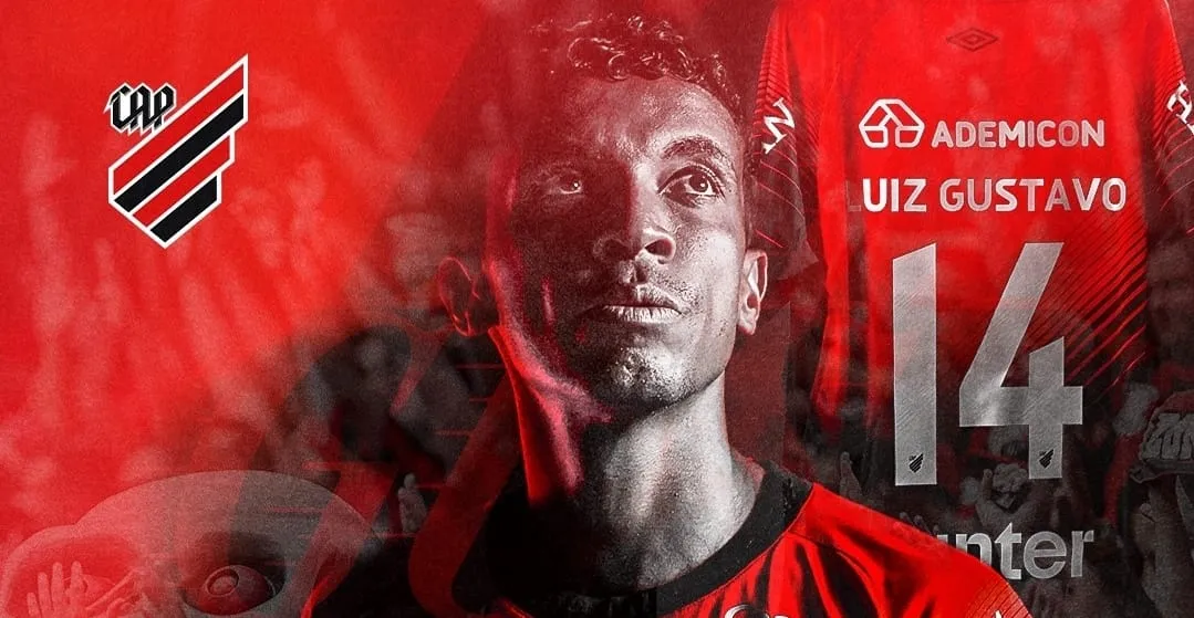 Luiz Gustavo é oficializado pelo Athletico-PR (Foto: Divulgação-CAP)