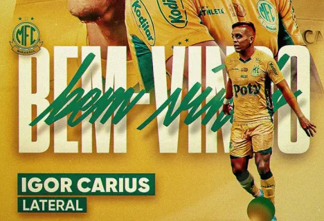 Mirassol oficializa contratacao de igor carius