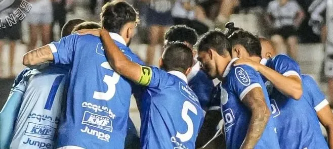 Jogadores do Bentão reunidos (Foto: Divulgação-São Bento)