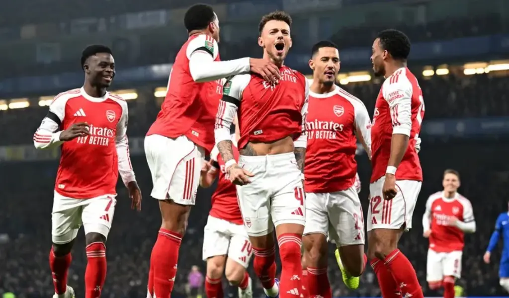 COPA DA LIGA: Arsenal abre vantagem contra o Chelsea na semifinal