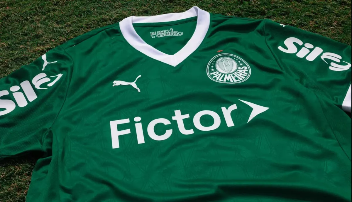 Camisa Palmeiras patrocínio Fictor