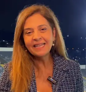 Leila Pereira brinca nas redes sociais após vitória do Palmeiras