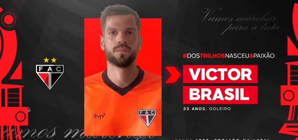 Ferroviário oficializa goleiro Victor, ex-América-RJ e Brasil-RS