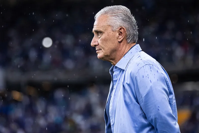 Tite reconhece pressão no Cruzeiro e destaca evolução diante do América-MG (Foto: Gustavo Aleixo/Cruzeiro)