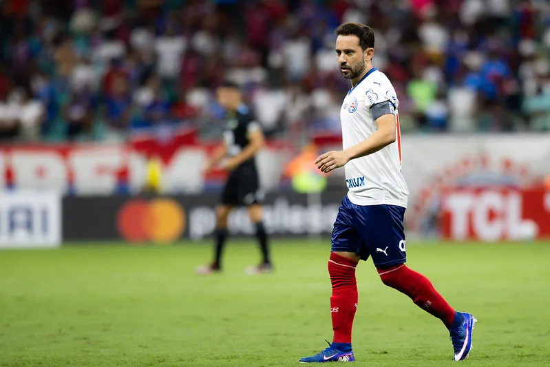 Bahia 2 (3) x (4) 1 O'Higgins - Tricolor eliminado na Pré-Libertadores 3 Everton Ribeiro perde pênalti em eliminação do Bahia (Foto: Letícia Martins/ECB)