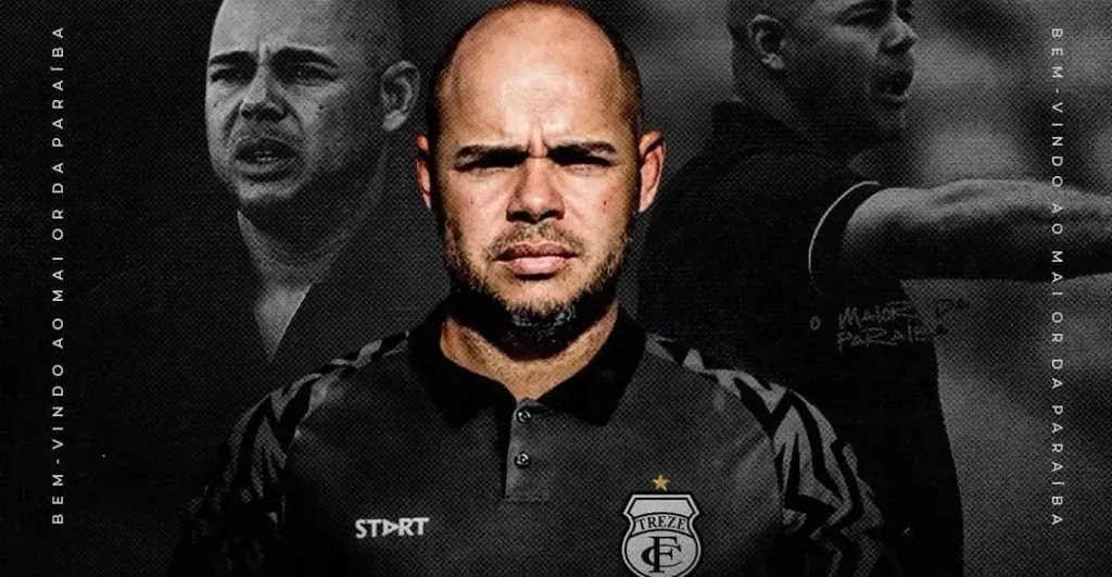Paraibano: Treze oficializa a contratação do técnico Adriano Souza