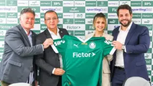 Palmeiras rescinde contrato com a Fictor após grupo pedir recuperação judicial