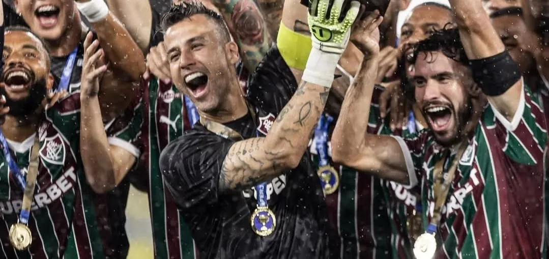 Jogadores do Fluminense reunidos (Foto: Divulgação-FFC)