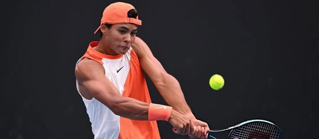 Guto Miguel em ação (Foto: Reprodução-Instagram @gutomigueltenista)