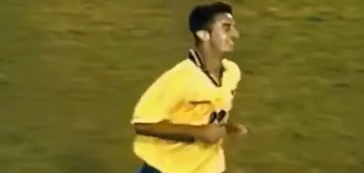 Leandro Machado em ação pela seleção brasileira