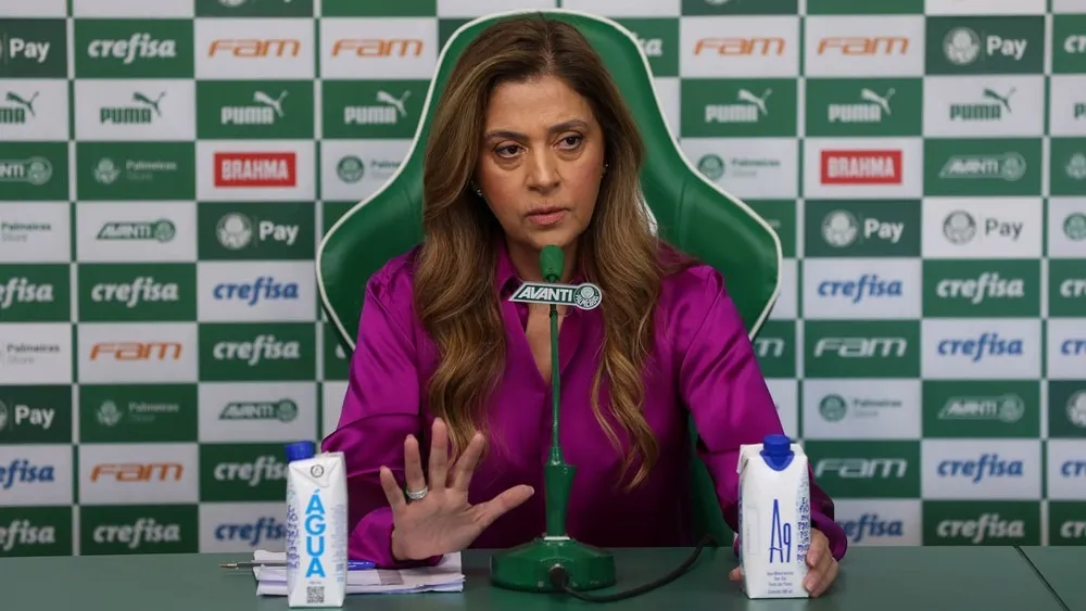 Leila sai em defesa de Andreas Pereira: 'Saiu cavucando o gramado inteiro?' (Foto: Cesar Greco / Palmeiras)