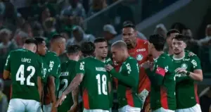 Palmeiras celebra retorno de Felipe Anderson e mira quartas de final