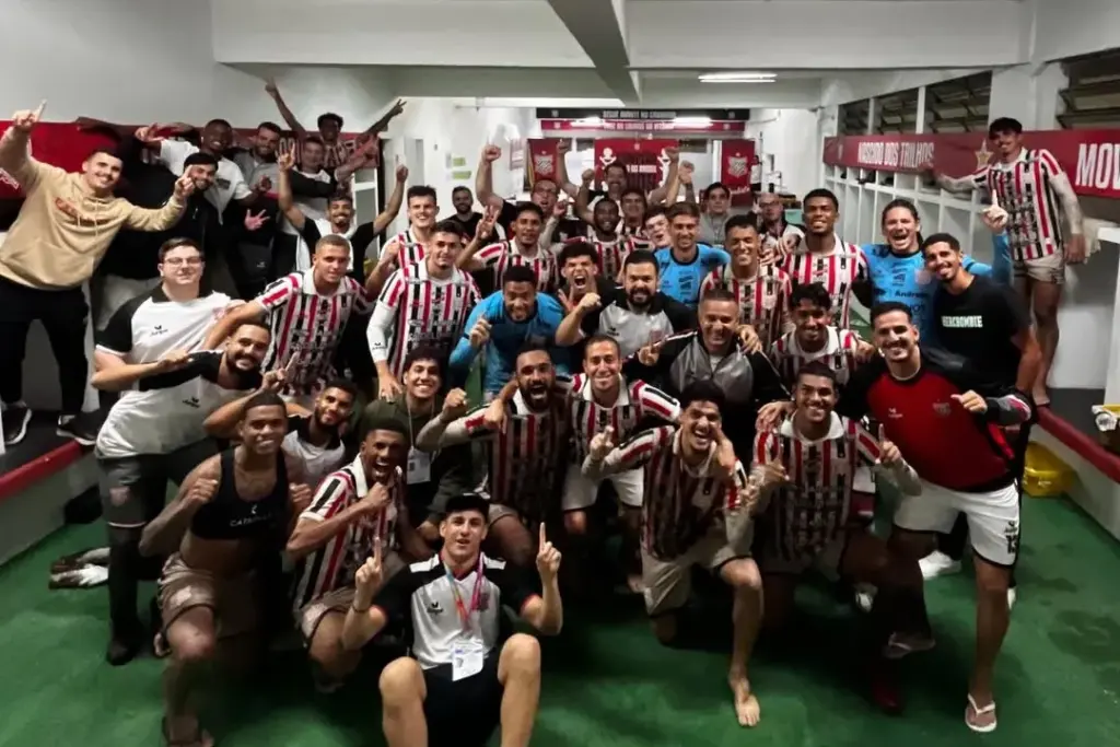 Paulista 2 x 0 Portuguesa Santista - Reação no Paulistão A3 Rivalo (Foto: Reprodução/Instagram)